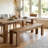 Abagail Ronny Solid Acacia Wood Bench