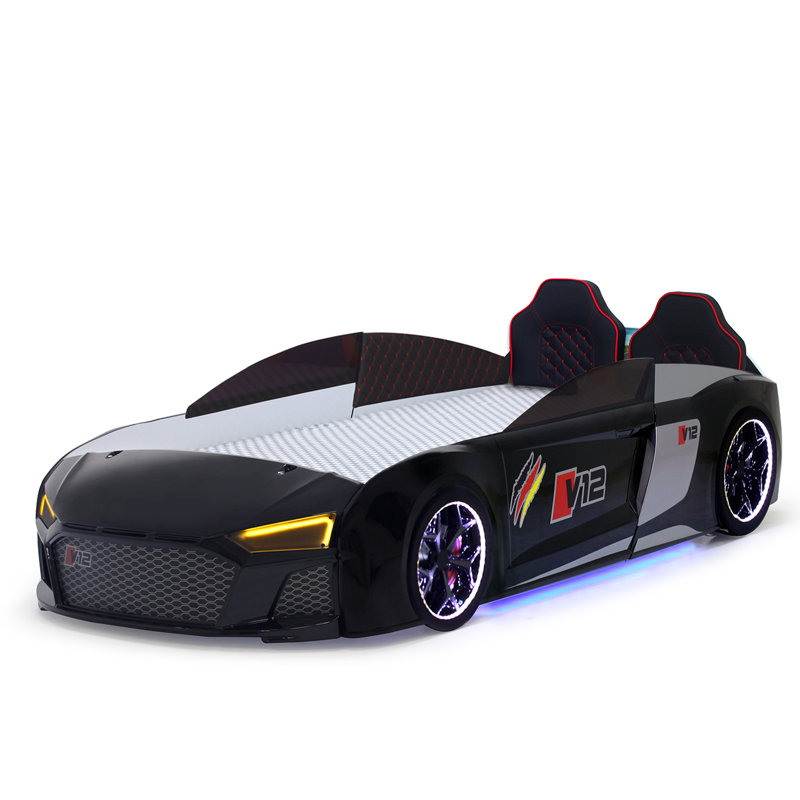 Lit simple Treyton par Zoomie Kids, Noir