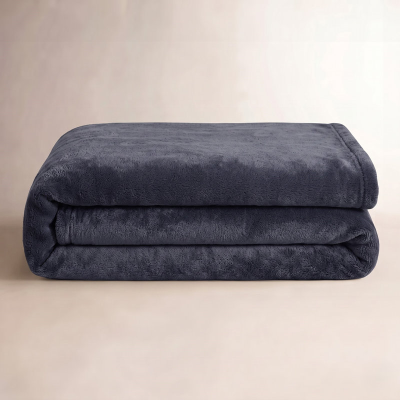 Couverture de lit Ballast, Grand lit, Bleu marine