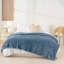 Striped Plush Lightweight Throw Blanket, Ultra Soft & Cozy for Sofa Couch Bed, Machine Washable-125310129-125310134
