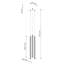 Bjarnhild 3 - Light Stainless Steel Pendant-1295948010