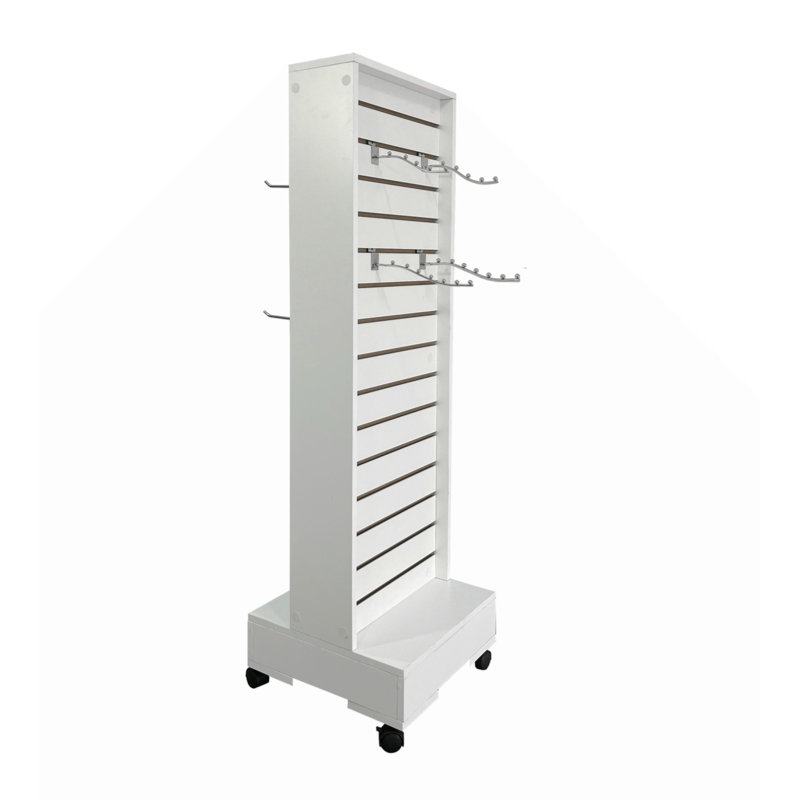 Glancy Double-Sided Slatwall Display Cabinet