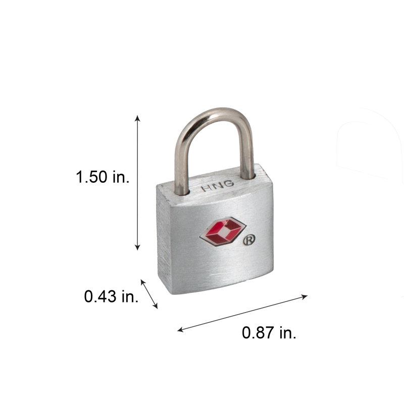 Gforce TSA Approved 2 Pack Luggage Locks