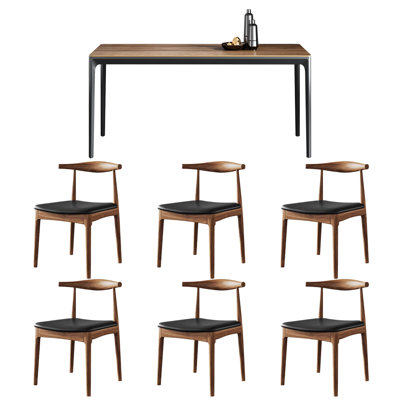 Table de salle à manger en bois massif