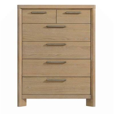 Wallace & Bay Clove Tan 6-Drawer Chest