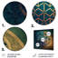 Ancienne décoration murale antique en forme rétro géométrique VI-1852992762