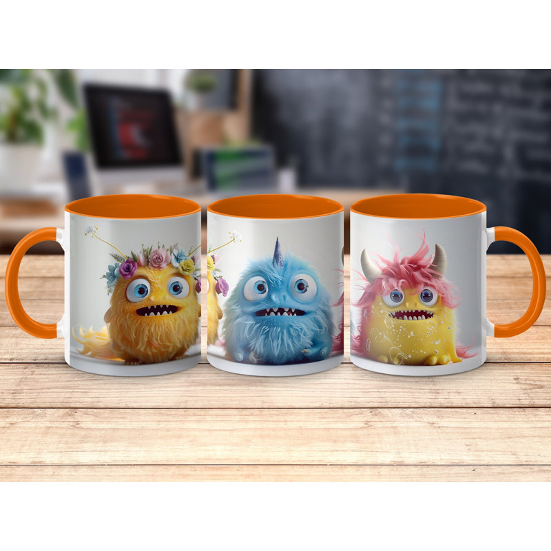 Ceramic Coffee Mug, Orange