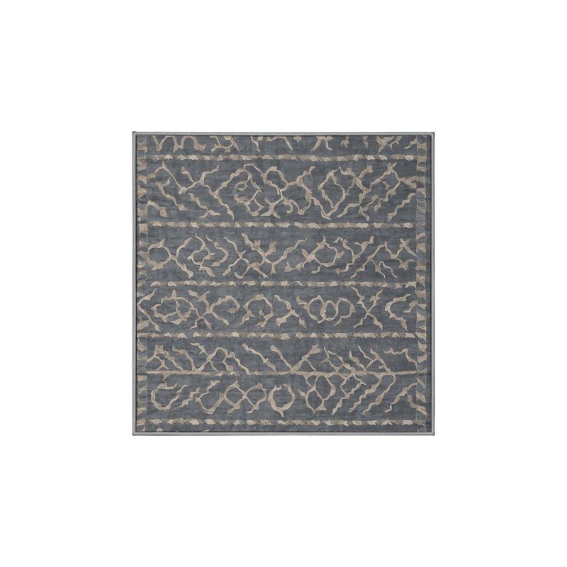 Tapis gris lavable à la machine