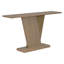 Console Mirod avec placage, base en V pour une polyvalence classique, parfaite pour exposer vos articles préférés, assemblage facile-1634142228