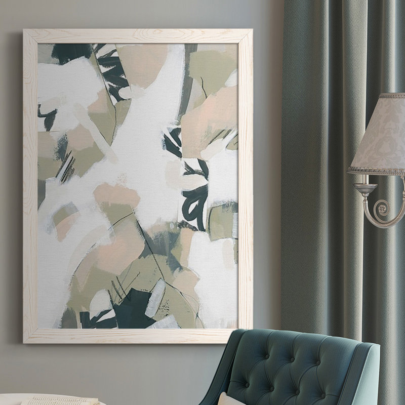 «Schaff Sumi Storm II», reproduction d'art sur toile, H 43,5 po x l 31,5 po x P 1 po, Blanc