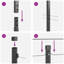 Fence Posts Manual 7 Pcs Galvanised Steel-2133237139-2133237149