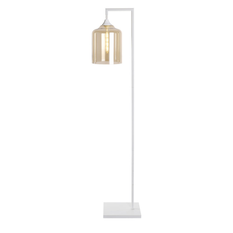 Aether 155cm Task Floor Lamp, Amber, White