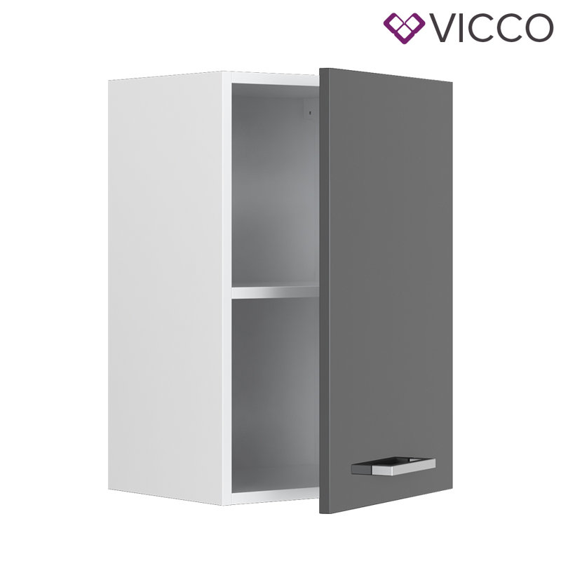 Kamuran Glossy Wall Unit, Anthracite