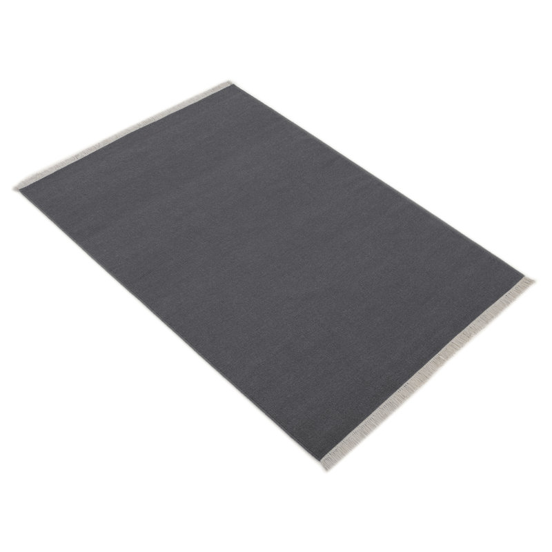 Colmar Solid Colour Wool Hand Woven Area Rug, Rectangle 170 x 239cm