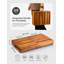 Tabouret pliant en bois d'acacia-1220497193
