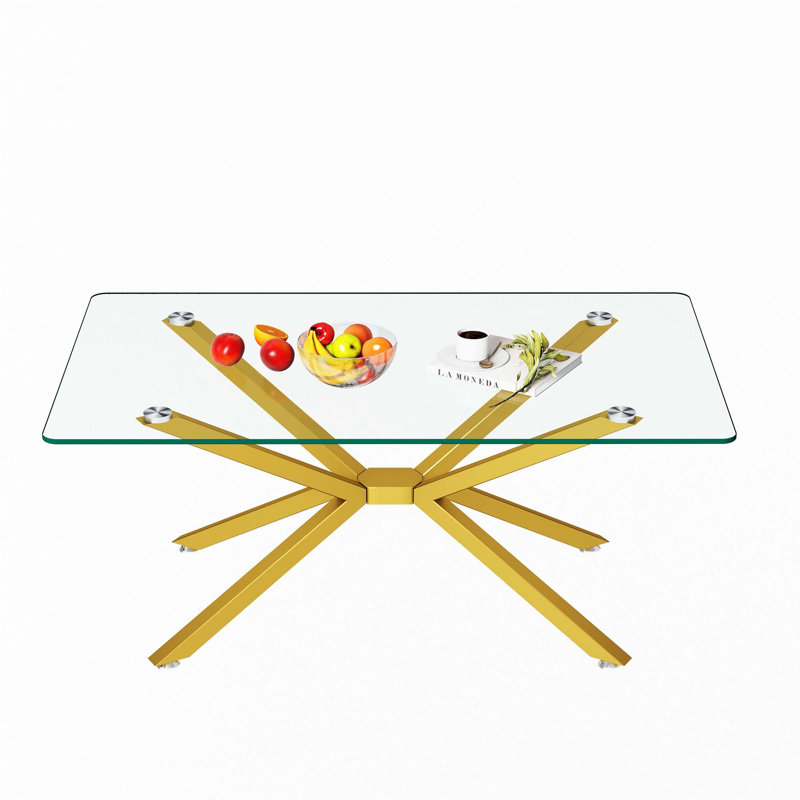 Table basse 39,37 po, Doré