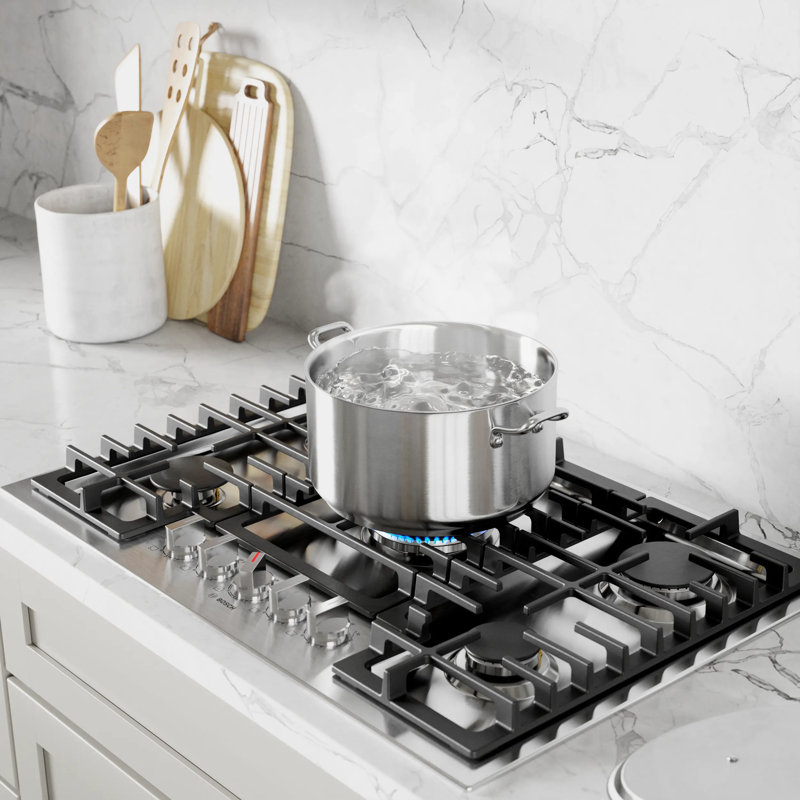 800 Series,30' Gas Cooktop,5 Burner,SS
