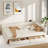 Upholstered Platform Bed With Usb Ports And 2 Drawers-42623676