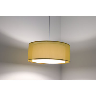 Kizziah 1 - Light White Drum Pendant