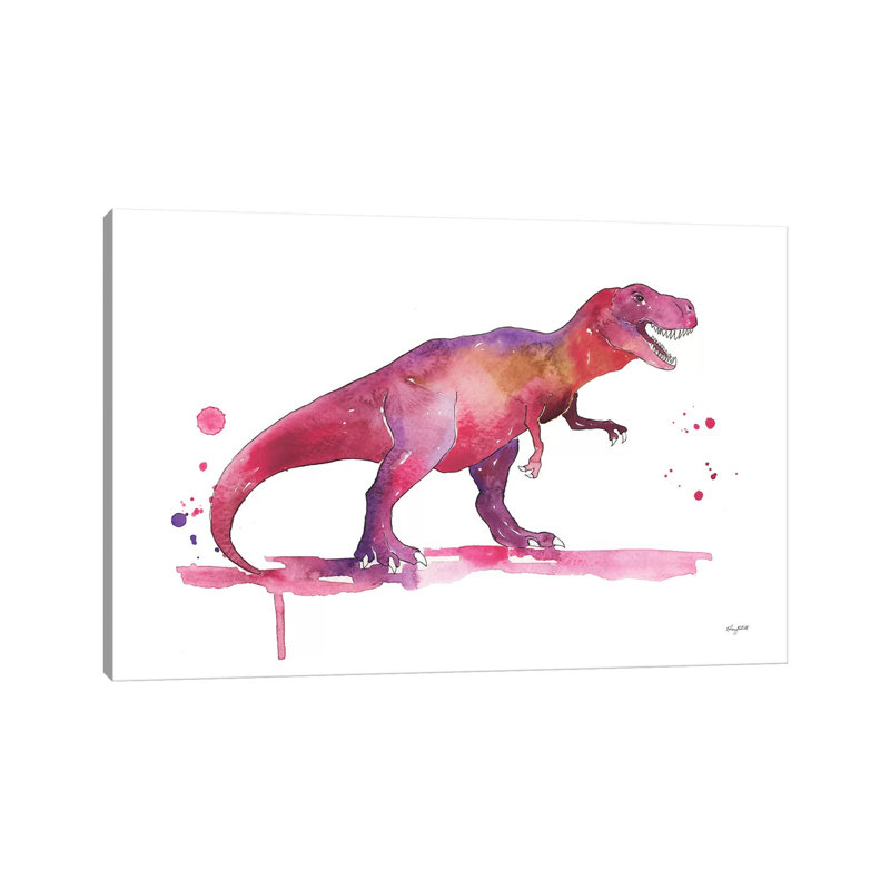 Trex by Kelsey McNatt - Painting on Canvas, Wrapped Canvas, 66.04cm H x 101.6cm W x 1.91cm D