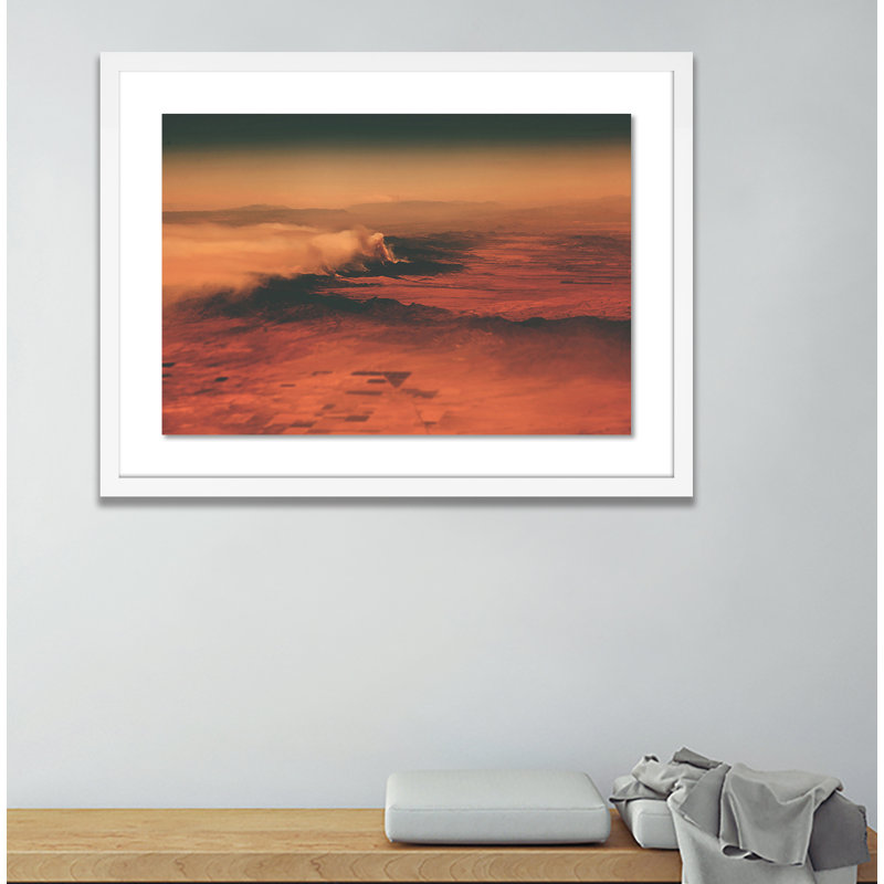 Storm, Arizona Print by Riley Ryan-Wood, White, 29" H x 40" W x 2.5" D