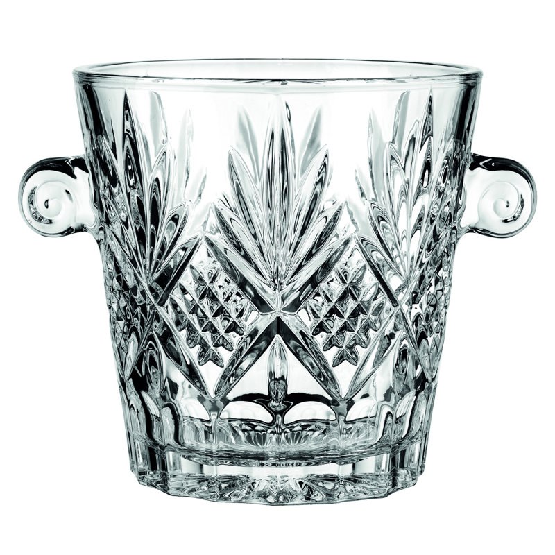 Dublin Crystal Ice Bucket & Bar Tool Set