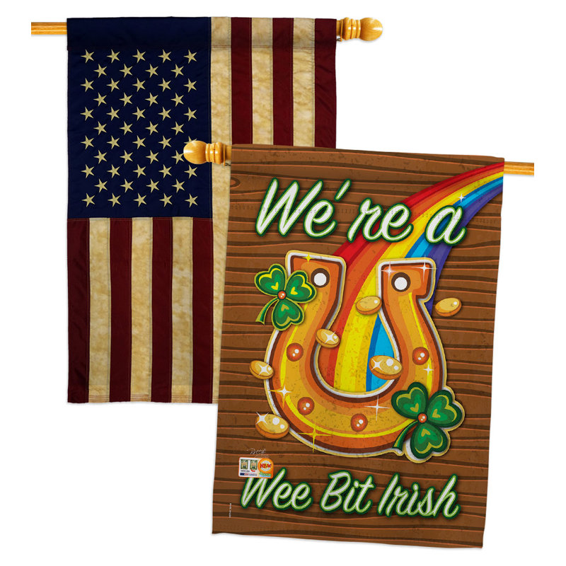 Drapeau de maison 40 x 28 po We's A Wee Bit