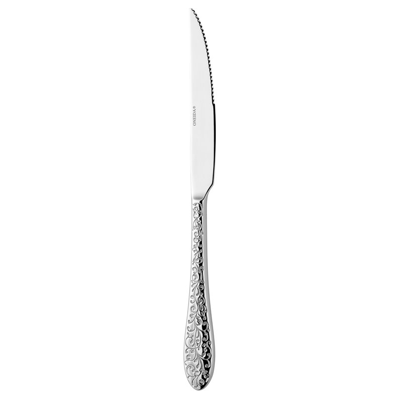 Ivy Flourish Steak Knives by Oneida (18/10)