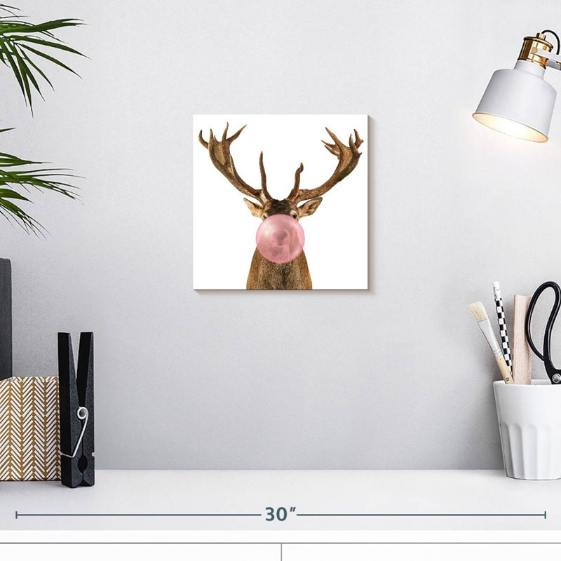 Crowle Bubble Gum Reindeer, H 10 po x l 10 po