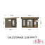 Shire Cali Home Office 12 Ft X 8 Ft With Side Shed