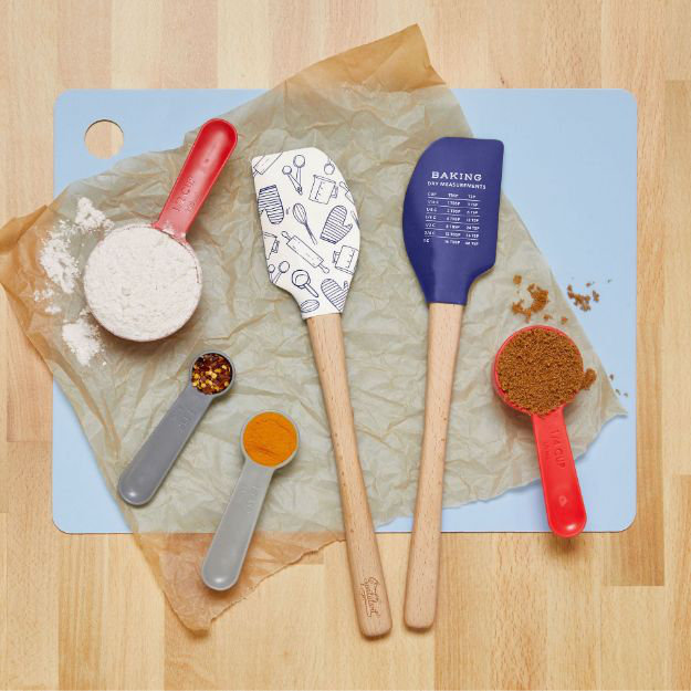 Spatulart Baking Conversions Wood Handled Spatula