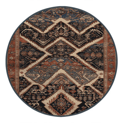 Machine Washable Persian Brown Area Rug