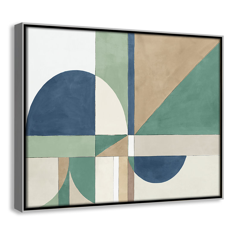Floater Frame Canvas, 12.5" H x 15.5" W x 2" D, Silver Framed