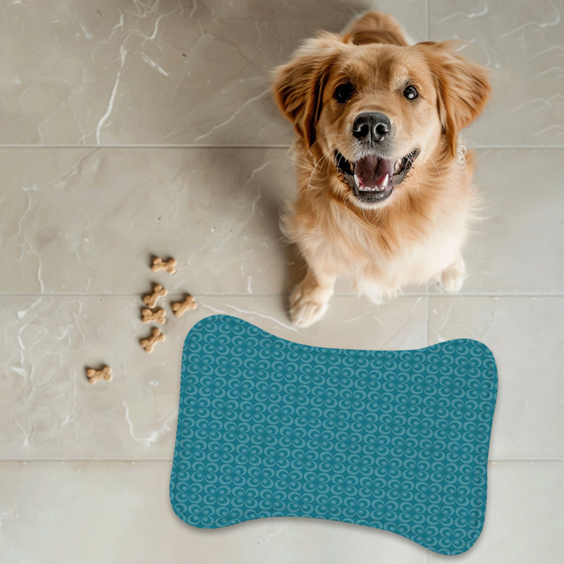 Retro Vibe - 1 Piece Bone Shape Feeding Mat