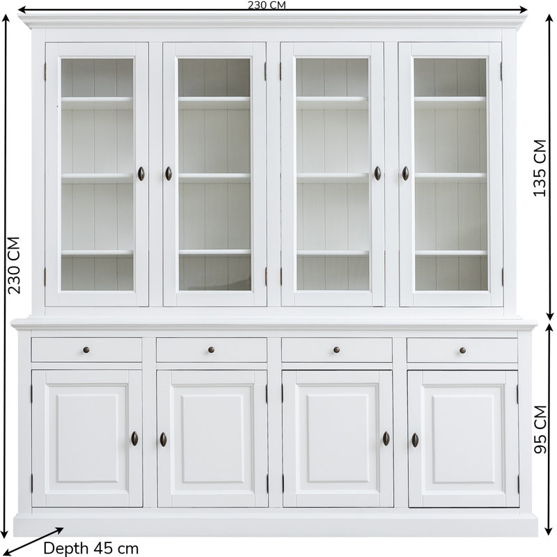 Babak Display Cabinet, White