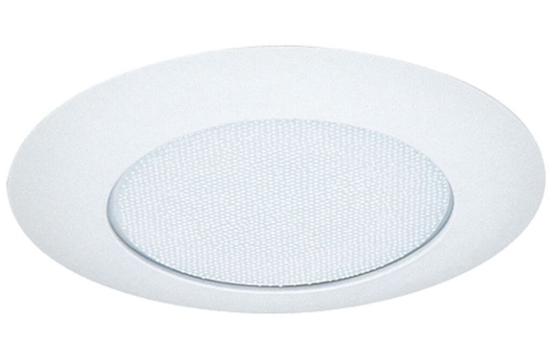 Garniture encastrée 4" douche, Blanc