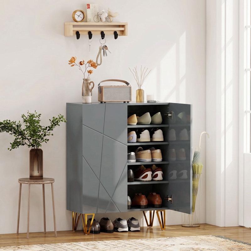 20 Pair Shoe Storage Cabinet