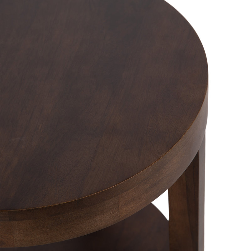 Table de bout en bois massif Ardentown, Dark Brown
