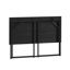 Bureau pliable peu encombrant - noir
