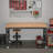Adjustable Rubber Wood Workbench With Power Outlets & Wheels – 2000 LBS Capacity