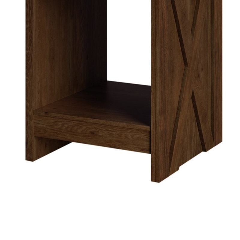 Ensemble de tables basses 3 pièces Rustic, Brun