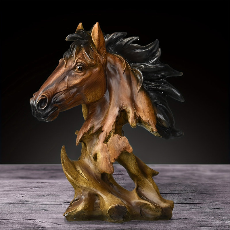 Horse Head Decorative Sculpture Artwork