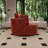 50" W Oversized Upholstered Swivel Barrel Chair-205931504