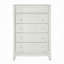 Commode 5 tiroirs Ivoire