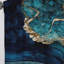 Géode abstraite turquoise I - rideau moderne - velours obscurcissant - 1 panneau-107830347