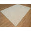 Tapis oriental en mousseline de soie blanche noué à la main 8 pi 10 po x 11 pi 8 po, moderne, uni, Lori Buft Gabbeh, épais et moelleux, pure laine