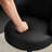 Pu Modern Accent Swivel Chair Office Chair Adjustable Height No-Rolling Base For Home Office & Living Space-33747460