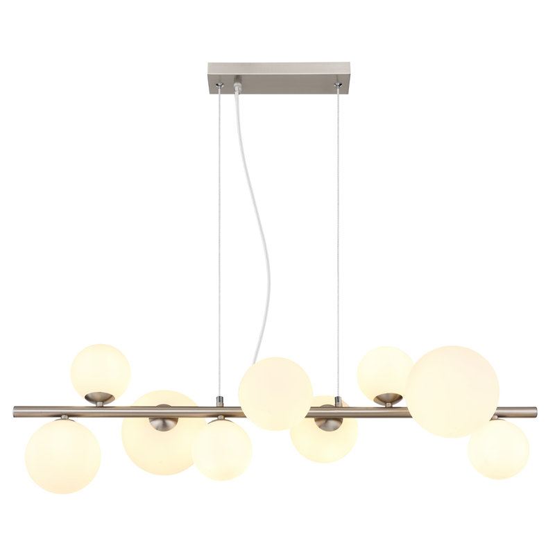 48 9 - Light Natural Pendant, Opaline