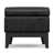 Distressed Black Faux Leather selected