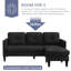 Canapé et chaise longue réversible avec repose-pieds Videlle-1417832326